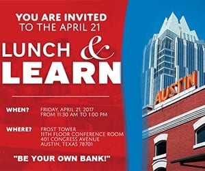 A-List Partners Lunch & Learn @ Frost Tower | Austin | Texas | United States