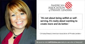 Chrissey Breault, AAPL, Private Lender
