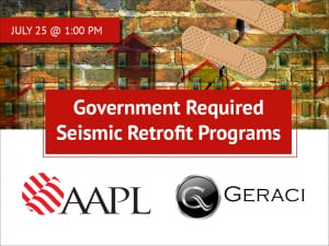 Webinar: Government Required Seismic Retrofit Programs