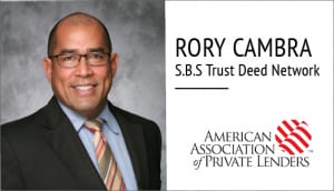 Rory Cambra, Member Spotlight, S.B.S. Trust Deed Network